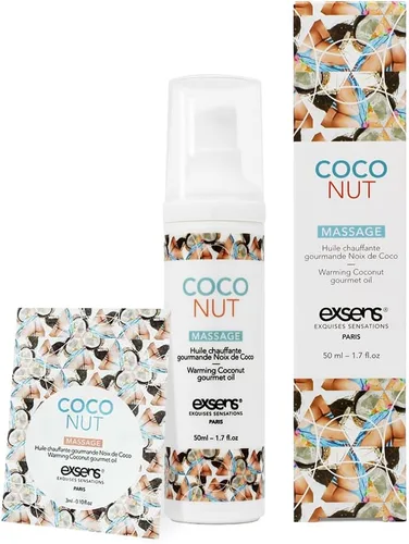 Miniatura 8 de Exsens Aceite de masaje de calentamiento gourmet, 6 unidades, uso único, saborizado, totalmente natural, vegano, sin manchas, 0.1 fl oz