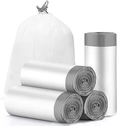 Miniatura 7 de Charmount - Bolsas de basura de 4 galones con cordón, bolsas de basura pequeñas para baño, cocina, dormitorio, oficina, 60