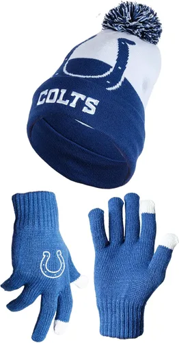 Miniatura 25 de Ultra Game Adults NFL Official Super Soft Winter Beanie Knit Hat With Warm Touch Screen Gloves Color del equipo 2