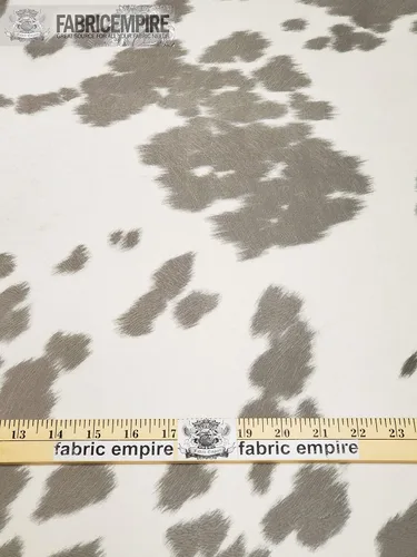 Miniatura 2 de Tela de ante de terciopelo con diseño de vaca Udder Madness para tapicería, de 137 cm de ancho, vendida por yardas (Vaca grande marrón)