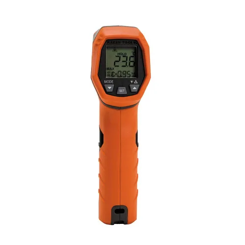 Miniatura 4 de Klein Tools IR5 Termómetro infrarrojo láser dual 12:1, pistola termómetro digital con pantalla retroiluminada, orientación láser dual y escaneo