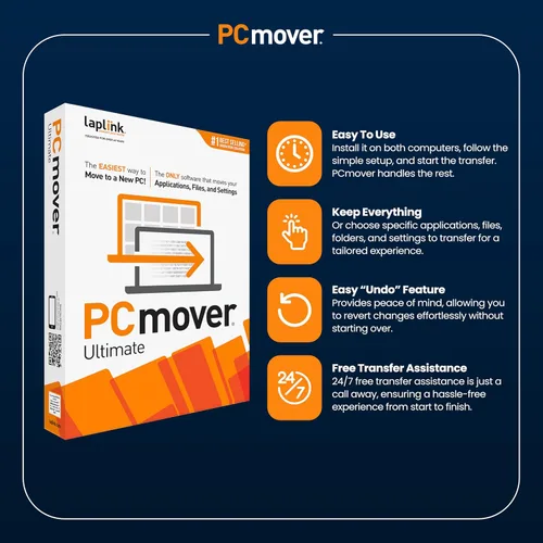 Miniatura 2 de Laplink PCmover Ultimate 11 - Migration of your Applications, Files and Settings from an Old PC to a New PC - Data Transfer Software - With Optional