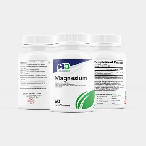 Miniatura 2 de Magnesio 60 Cápsulas Health Bloom Vitaminas y Minerales Cápsulas