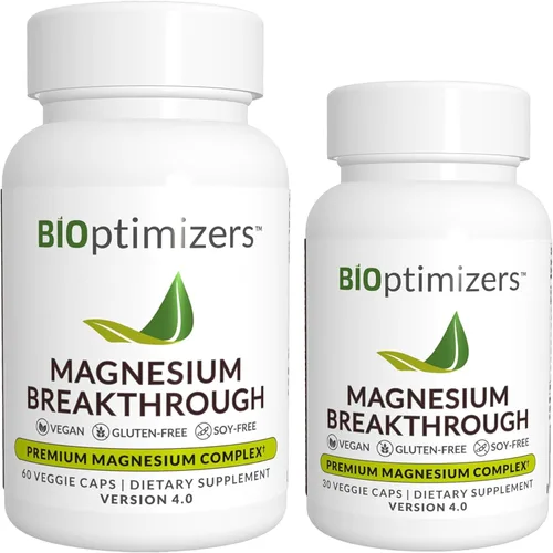 Suplemento Magnesium Breakthrough 4.0 - Tiene 7 formas de magnesio: glicinato, malato, citrato y más - Suplemento natural para el sueño y el cerebro