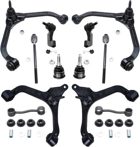 Miniatura 70 de Detroit Axle - Kit de extremo delantero para Ford 1998-2001 Explorer Mercury Mountaineer, 4 barras estabilizadoras delanteras y traseras, 2 brazos