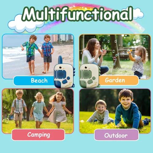 Miniatura 6 de Dino Walkie Talkies para niños, juguetes de dinosaurio para niños de 3-5-7, juguetes para niños pequeños, paquete de 2 regalos de cumpleaños para 3