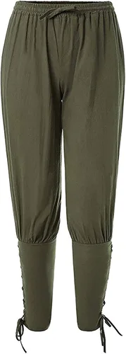 Miniatura 2 de Pantalones al tobillo para hombre tipo medieval vikingos traje de navegante o pirata pantalones renacentistas góticos