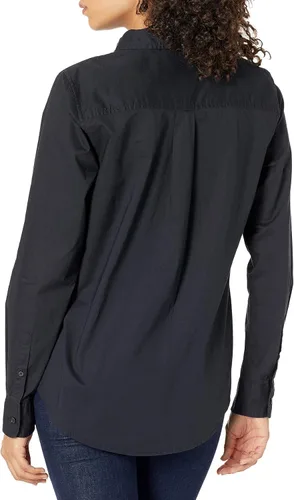 Miniatura 2 de Tienda Essentials - Camisa de popelina con botones, de manga larga y ajuste clásico para mujer