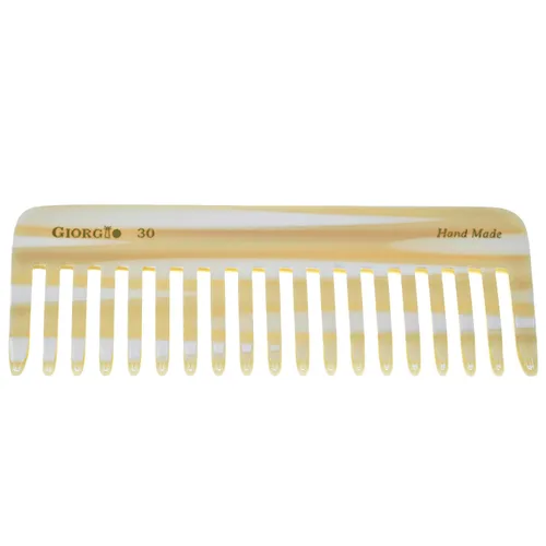 Miniatura 4 de Giorgio Peine desenredante grande G49 y G30 de 5.75 pulgadas, dientes anchos para cabello grueso y rizado ondulado. Peine desenredante de cabello