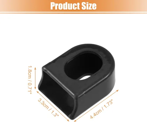 Miniatura 7 de X AUTOHAUX 2 piezas de silicona para bicicleta, protector de manivela para bicicleta de montaña, funda de gel, protección para brazo de manivela