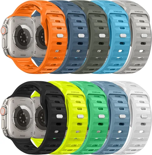 Miniatura 15 de UC1 Banda para Apple Watch para Mujeres y Hombres Se Ultra 2 de 40mm 44mm 46mm 42mm 45mm 41mm 38mm 49mm Series 10 9 8 7 6 5 4 3 iWatch Correa