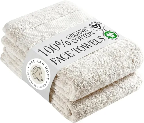 Miniatura 31 de Delilah Home Toallas de baño de algodón turco, suaves y absorbentes, 100% orgánicas, tejido grueso de 700 GSM, suaves para pieles sensibles, 6