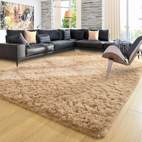 Miniatura 20 de Ompaa Alfombra esponjosa, alfombra mullida súper suave para dormitorio, sala de estar, alfombra grande de felpa de 6 x 9 pies, alfombra de pelo