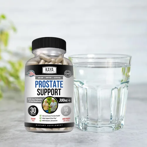 Miniatura 6 de Kaya Naturals Soporte de próstata Saw Palmetto, potente bloqueador de DHT para el crecimiento del cabello, promueve el sueño, reduce la micción