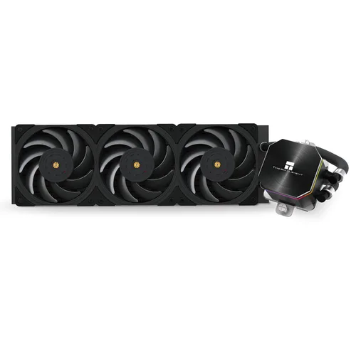 Miniatura 11 de Thermalright Frozen Edge 240 Enfriador de agua líquido negro para CPU con ventilador PWM de 4.724 in, especificación de fila fría negra de 240