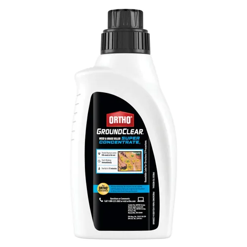 Miniatura 5 de Ortho GroundClear - Herbicida super concentrado para malezas y hierbas, fórmula de acción rápida que elimina las malas hierbas y hierbas más