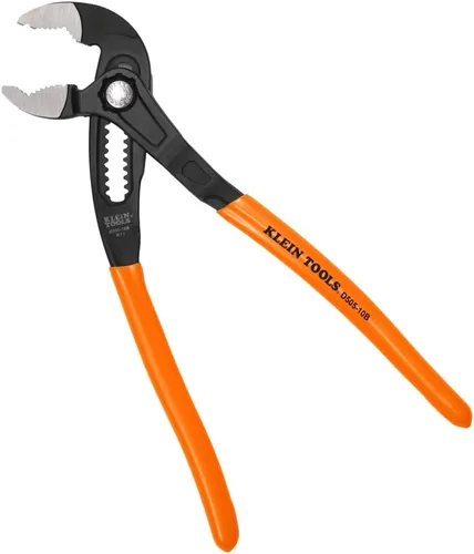 Miniatura 9 de Klein Tools D5057B Alicates ajustables de 7 pulgadas, alicates de bomba Klaw de ajuste rápido, diseño compacto con mordaza en V y dientes