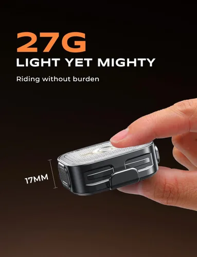 Miniatura 3 de Viccux 2026 Ultra Slim Bike Lights with Reflectors, 8+6 Modes Bike Headlight and Tail Light Assemblies Motorcycle, IP65 Waterproof & Dual USB-C 1-2