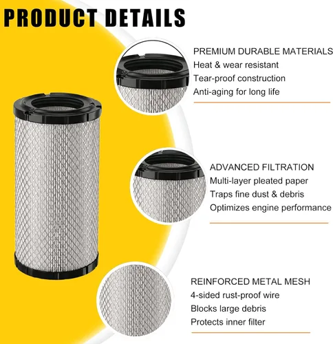 Miniatura 5 de 715900394 Reemplazo del filtro de aire del motor para Can-Am Defender Traxter HD5 HD8 HD7 HD9 HD10 Maverick Sport/Trail 1000 700 800 800R Commander