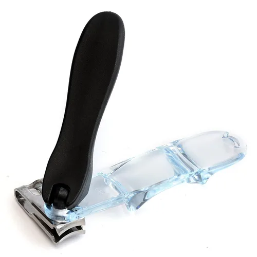 Miniatura 3 de EZ Grip 360 Grados Rotary cortador de uñas, recortador de acero inoxidable y, con lima de uñas integrada