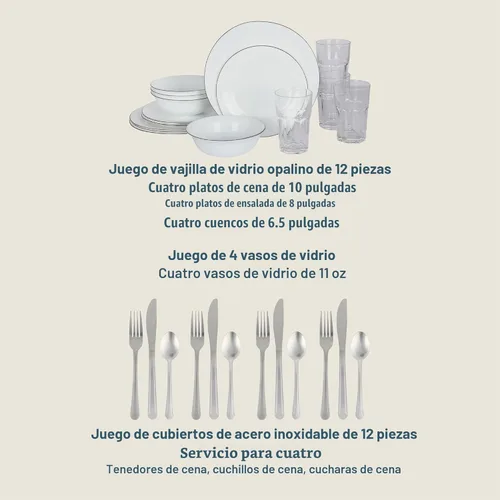 Miniatura 5 de Gibson Home Juego de Cocina de 74 Piezas en una Caja: Ollas y Sartenes, Vajilla de Platos y Cuencos, Bloque de Cuchillos y Cubertería, Cubiertos