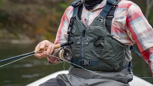 Miniatura 5 de Astral V-Eight Fisher - Chaleco salvavidas para adultos, alta ventilación, USCG tipo III PFD, para pesca y excursiones Gris