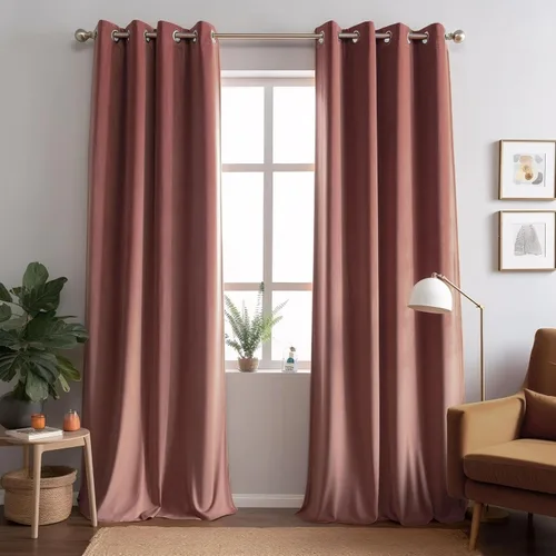Miniatura 10 de Juego de 2 paneles de cortinas de terciopelo negro, cortinas súper suaves con ojales para decoración de sala de estar y dormitorio, reducción