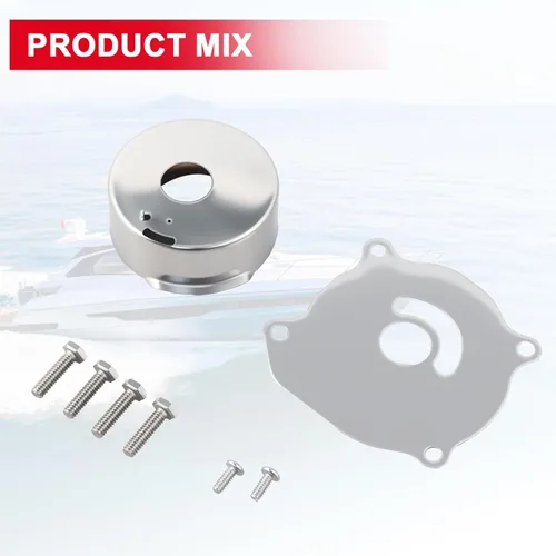 Miniatura 7 de 5001594 Kit de reparación de bomba de agua con carcasa para Johnson Evinrude V4 V6 V8 85-300HP Piezas de motor fueraborda - Reemplaza 5001594 395060