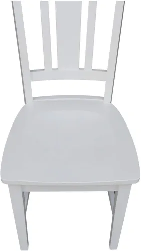 Miniatura 8 de International Concepts - Juego de dos sillas de comedor San Remo Splatback, color blanco