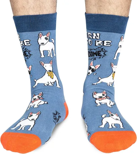 Miniatura 2 de PanPacSight Calcetines Bulldog Goat Alpaca Lama, para hombre, divertido, novedoso, patrón de animales, fiesta, regalo de calcetín loco