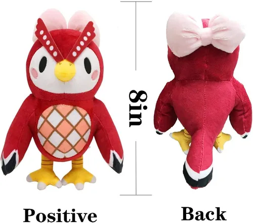 Miniatura 3 de Animal Crossing - Juguete de peluche de hoja nueva adecuado para colección, Animal Crossing: New Horizons - Muñeca de búho de peluche para niño