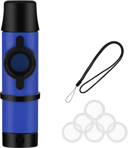 Miniatura 11 de RANMING Instrumento musical profesional Kazoo para adultos y amantes de la música, con 6 cañas adicionales para fiestas de cumpleaños, actuaciones