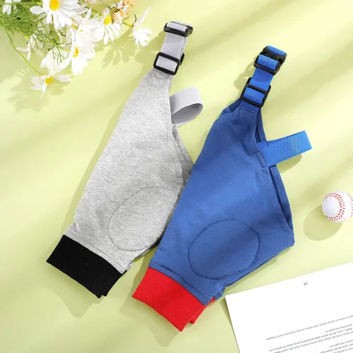Miniatura 4 de Oudain 2 pares de protectores de codo de perro con banda elástica, suave acolchado ajustable para perritos pequeños, medianos y grandes, 2