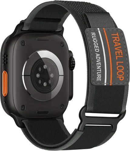 Miniatura 28 de ALMNVO - Correa unisex Trail Loop de nailon resistente para Apple Watch Ultra/2 de 1.92, 1.77, 1.73, 1.65, 1.61, 1.57, 1.49 pulgadas, para Apple