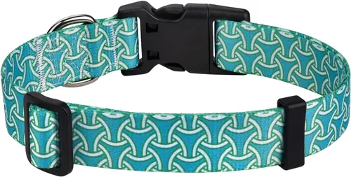 Miniatura 2 de Collar para Perros para Perros Pequeños y Gatos, Collar Suave y Cómodo para Mascotas para Perros Pequeños, Medianos y Grandes, Patrón Geométrico