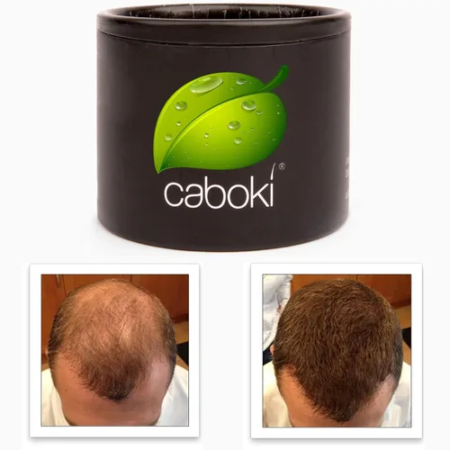 Solución para cabello ralo - Fibras totalmente naturales a base de plantas para una apariencia más completa y gruesa. Cubre instantáneamente las