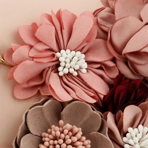 Miniatura 5 de Bolsos y bolsos de cuero sintético para mujer con cuentas florales elegante para banquete boda noche bolso cruzado