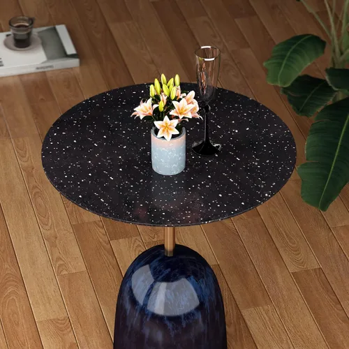 Miniatura 6 de FunStick 15.7"x240" Black Granite Countertop Contact Paper Waterproof Black Granite Wallpaper Peel and Stick Countertops for Kitchen Bathroom