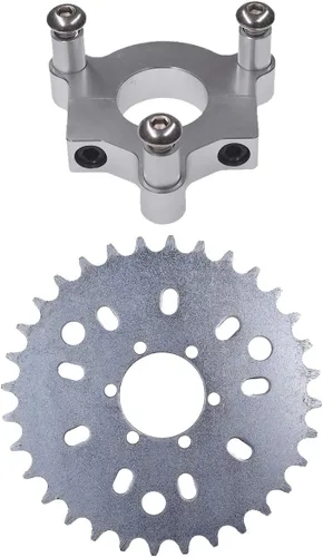 Miniatura 7 de Adaptador de piñón 38T apto para cadena 415 49cc 50cc 66cc 80cc 2 tiempos bicicleta motorizada