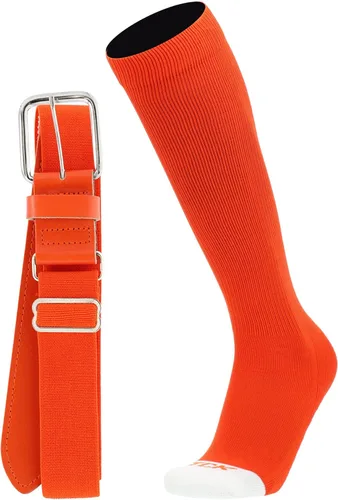 Miniatura 17 de MadSportsStuff - Combo de calcetines y cinturón de sóftbol o béisbol, tallas profesionales para jóvenes y adultos