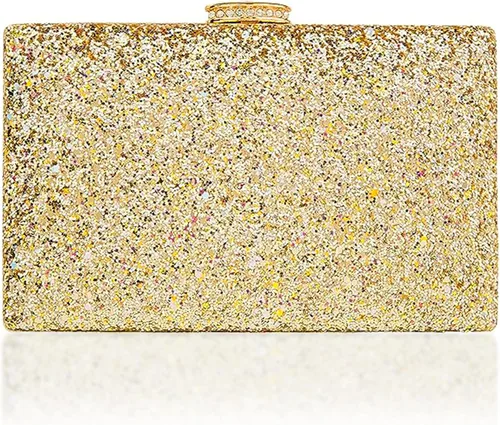 Miniatura 16 de CARIEDO Bolso de Mano Tipo Clutch con Lentejuelas para Mujer, Elegante Bolso de Noche con Purpurina Brillante, Cartera de Noche Llamativa