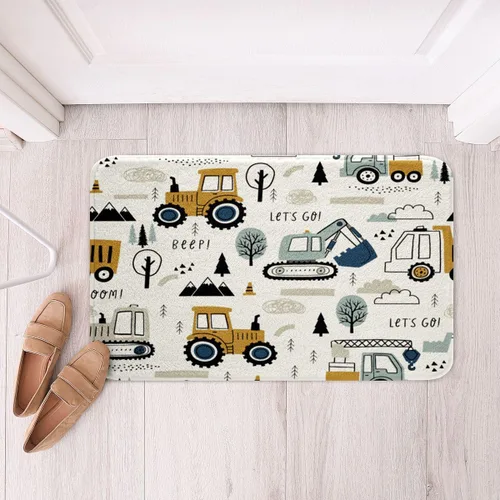 Miniatura 31 de Feelyou Tapetes de baño estampados, con patrón de sombrero occidental, para niños y niños, vaquera rosa, para ducha, accesorios de baño abstractos