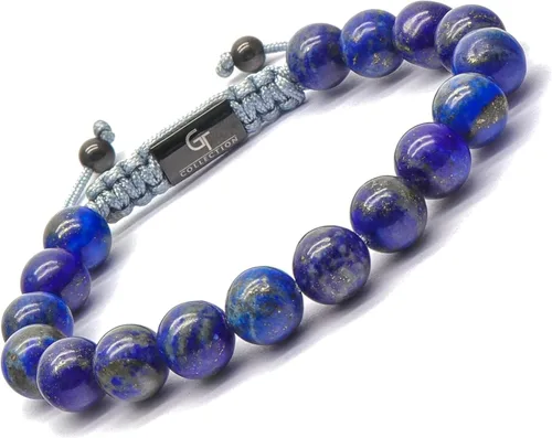Pulsera de cuentas para hombre Usuario con nombre, fama, fortuna y dinero 100% natural envuelto Pulsera de cuentas de piedras preciosas para