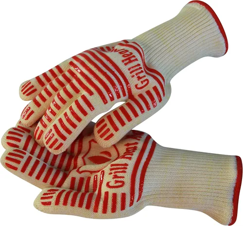 Miniatura 15 de Guantes de parrilla y barbacoa GRILL HEAT AID para asar y cocinar, Algodón