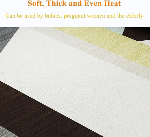 Miniatura 5 de Electric Heated Floor Mat Electric Heating Carpet Heated Blanket Area Rug, Floor Warming Heater Foot Warmer with Adjustable Temperature &