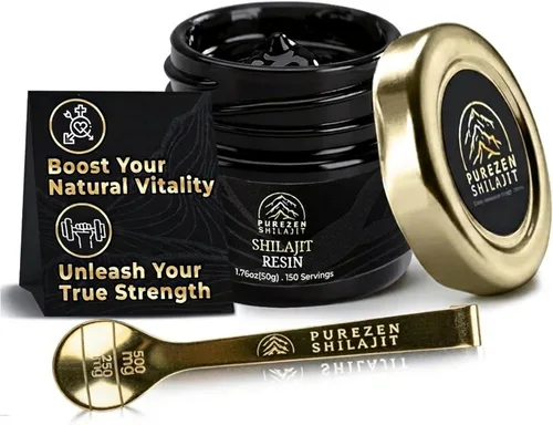 Miniatura 10 de Resina Shilajit pura del Himalaya 75% + ácido fúlvico, más de 85 minerales traza de 17,000 pies del Himalaya – Energía natural, resistencia