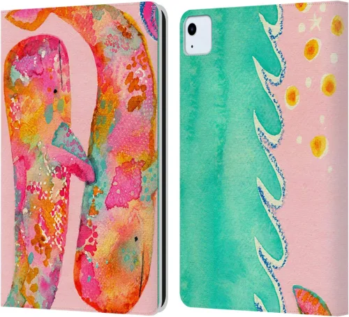 Miniatura 26 de Head Case Designs Wyanne - Funda de piel con licencia oficial de Wyanne Blue Watercolour Bear Animals 2, compatible con Apple iPad 10.2
