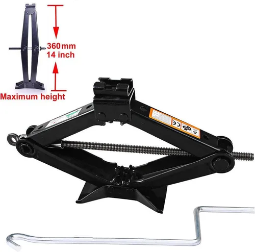 Miniatura 6 de AUTOFU Herramienta de neumático de repuesto OEM para Dodge Ram 1500 2002 a 2015 y juego de herramientas de rueda de tijera de 2 toneladas, garantía