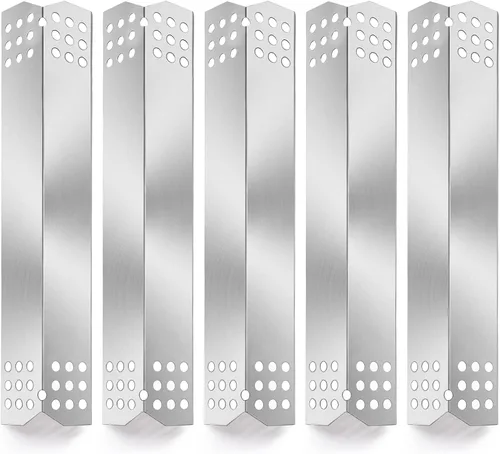 Criditpid Piezas de repuesto para Nexgrill 720-0882A 720-0896 720-0830H 720-0783E, Grill Master 720-0697 720-0737, juego de 5 piezas de acero