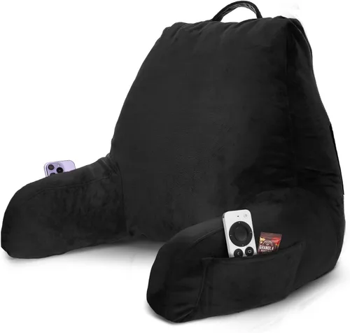 Miniatura 64 de Nestl Almohada de lectura para niños y adolescentes con espuma viscoelástica triturada, almohadas de respaldo para leer, ver y jugar, uso